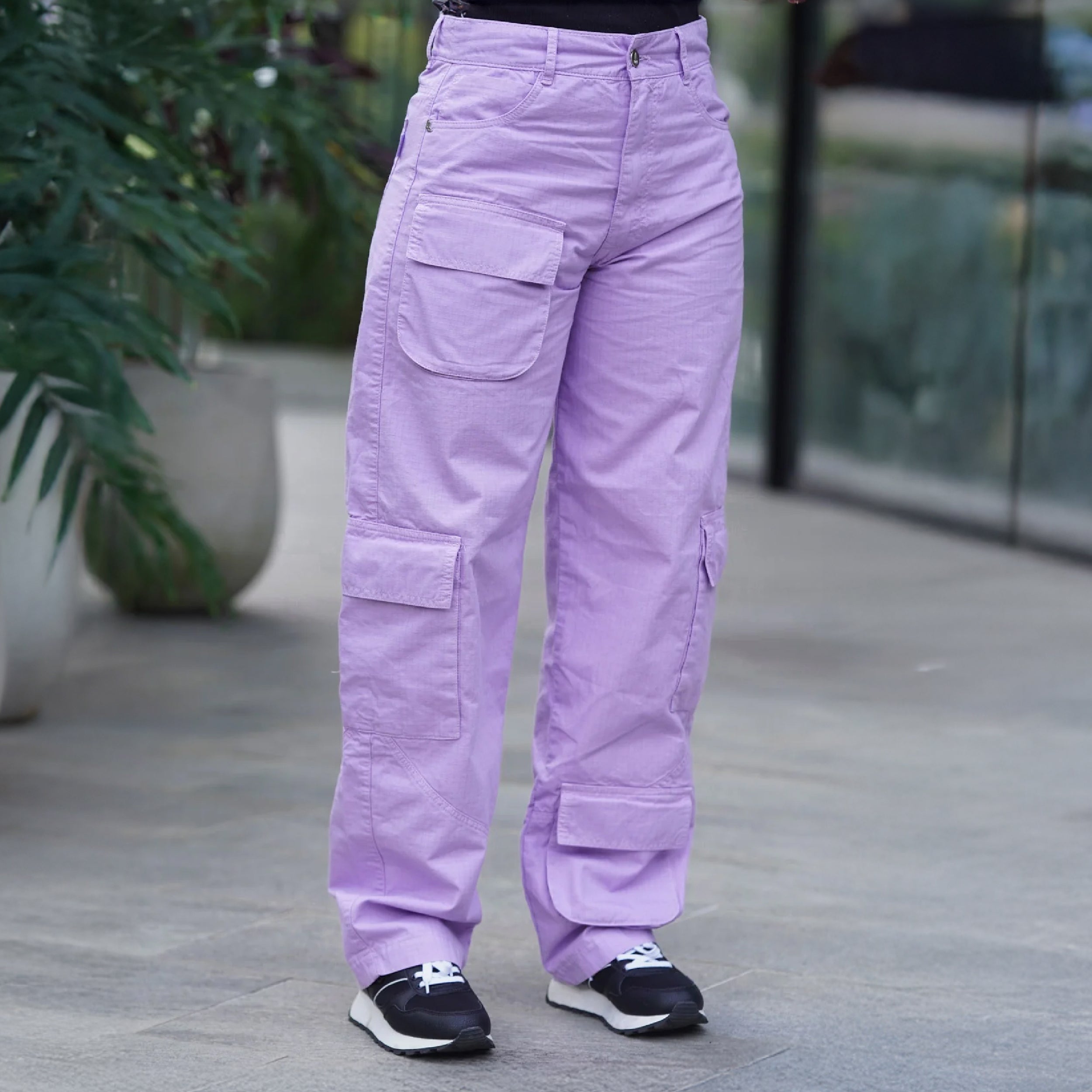 Cargo pant lila
