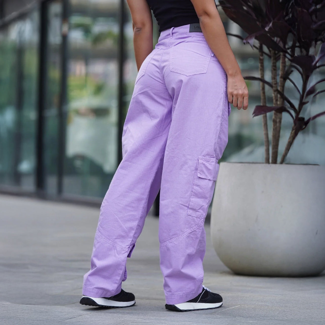 Cargo pant lila